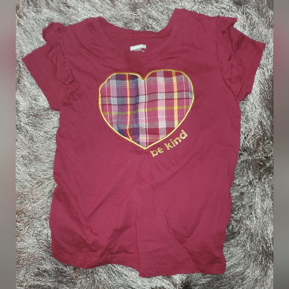 5T Be kind short sleeve shirt